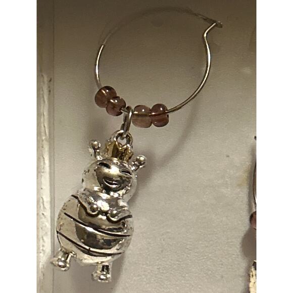 Pandora silver and gold wine glass charms 5 piece set - Picture 5 of 8